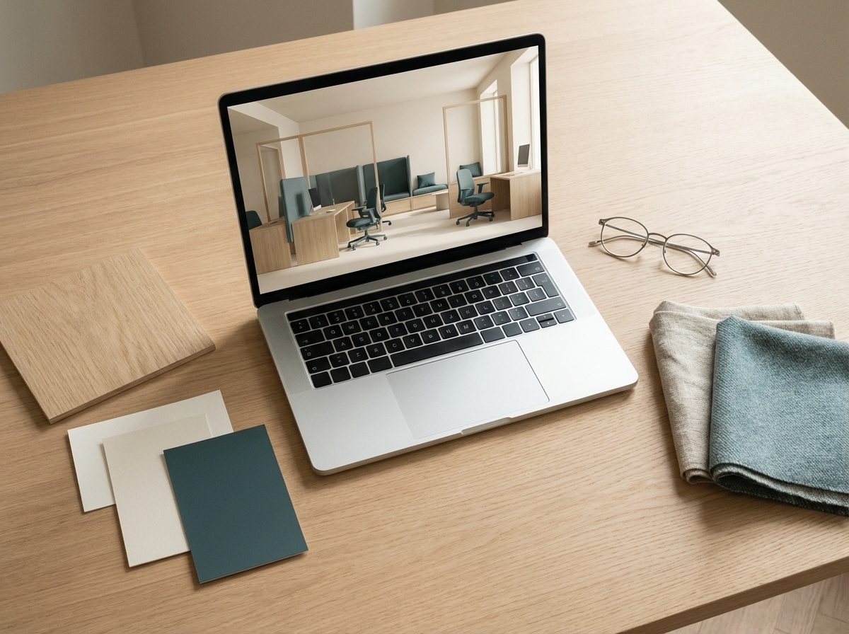 Toimitilasuunnittelu ennen remonttia – 3D-havainne ja materiaalivalinnat