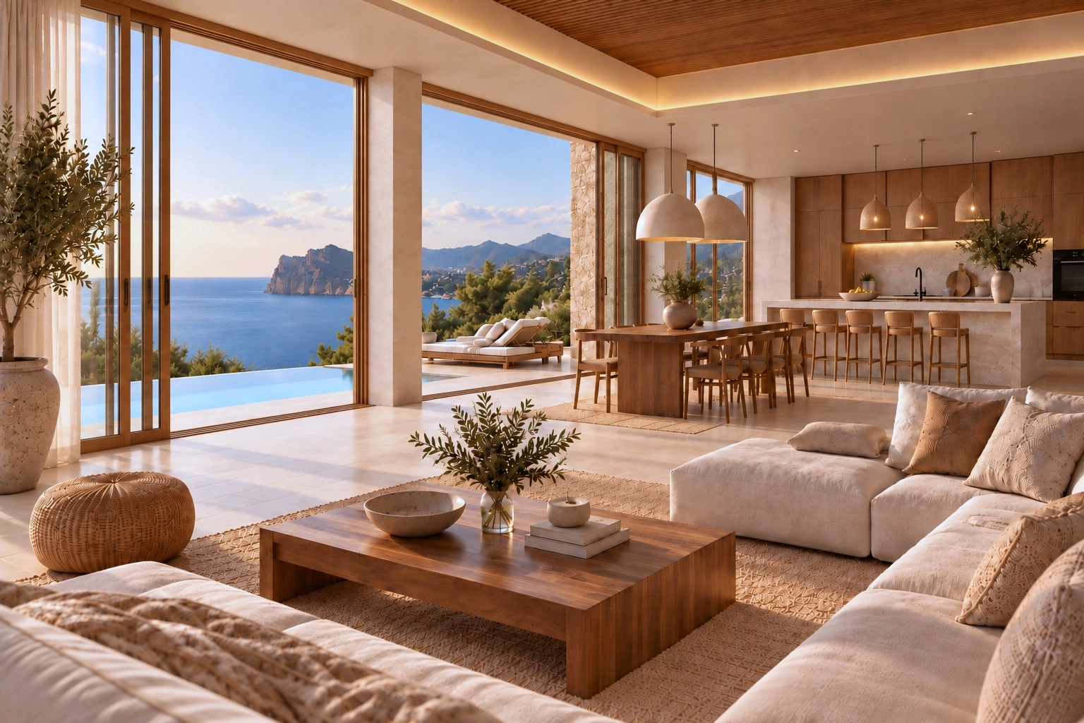 Costa Blanca villa interior design concept by Tilanna