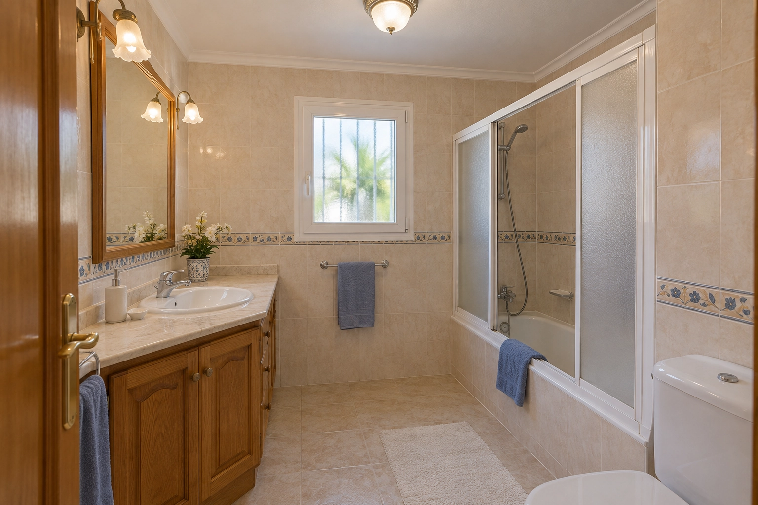 Costa Blanca villa bathroom before renovation