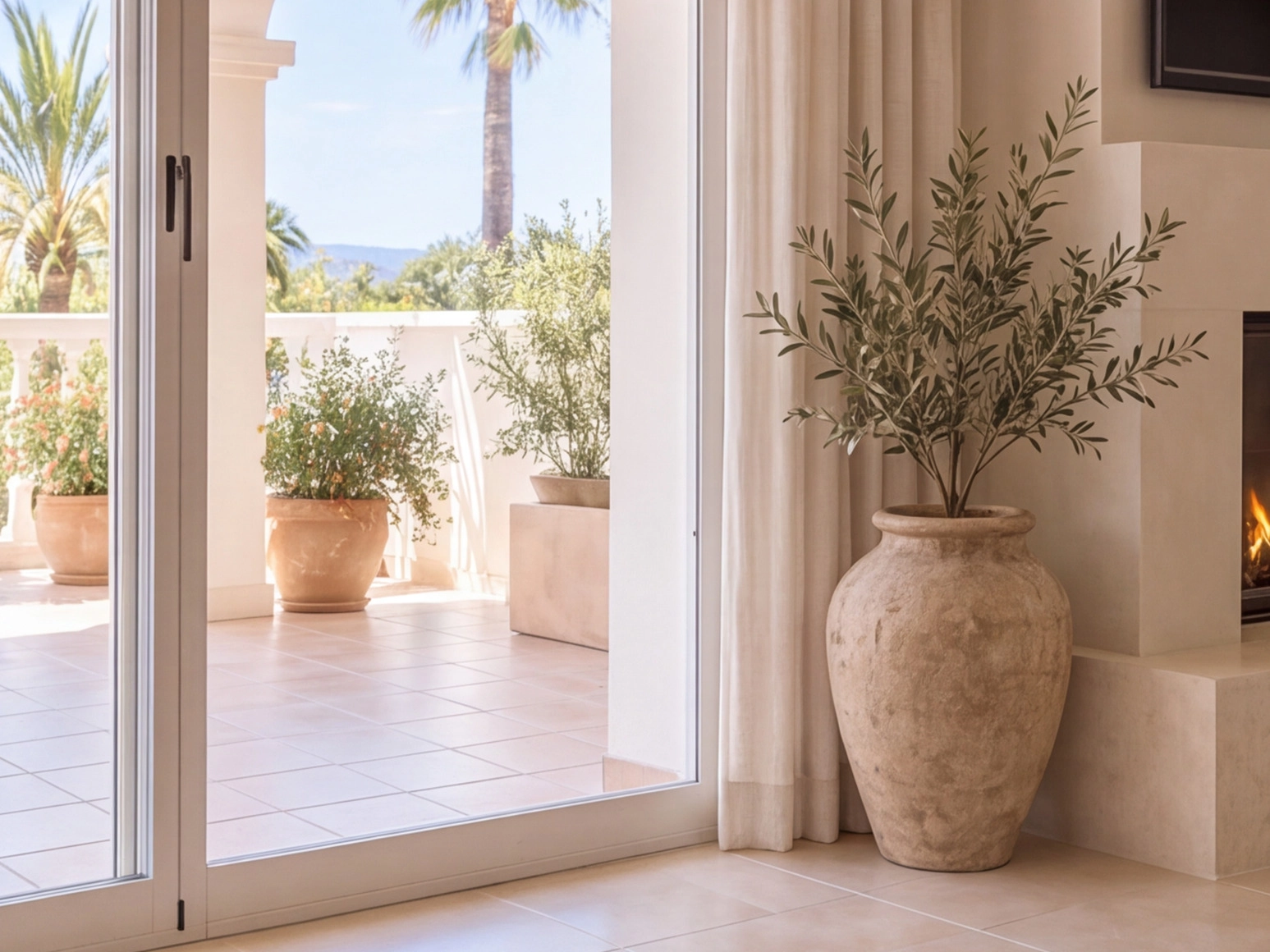 Costa Blanca villa indoor outdoor terrace connection